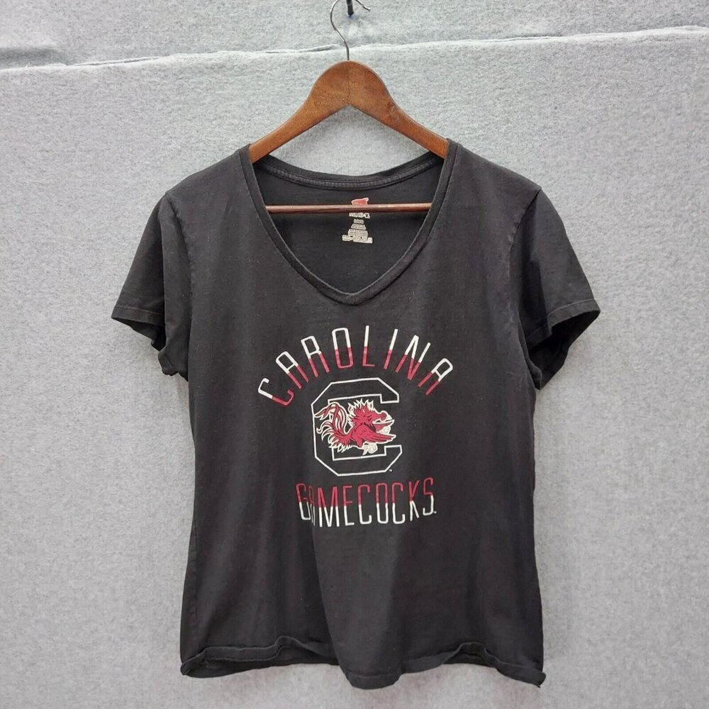 South Carolina Gamecocks logo T shirt Short sleeve L Women's New Black